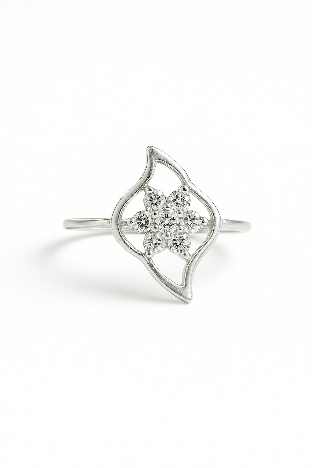 Petal Glow 92.5% Sterling Silver Ring