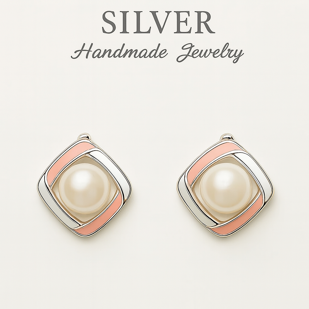 Blush Pearl Harmony 92.5% Sterling Silver Earrings