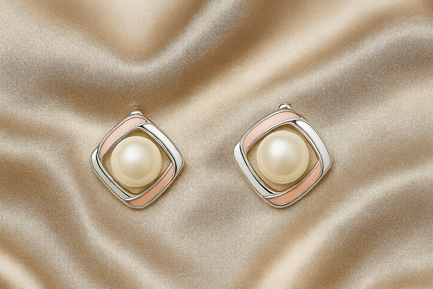 Blush Pearl Harmony 92.5% Sterling Silver Earrings