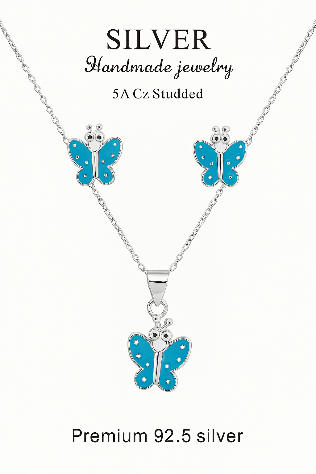 Azure Flutter Butterfly Set