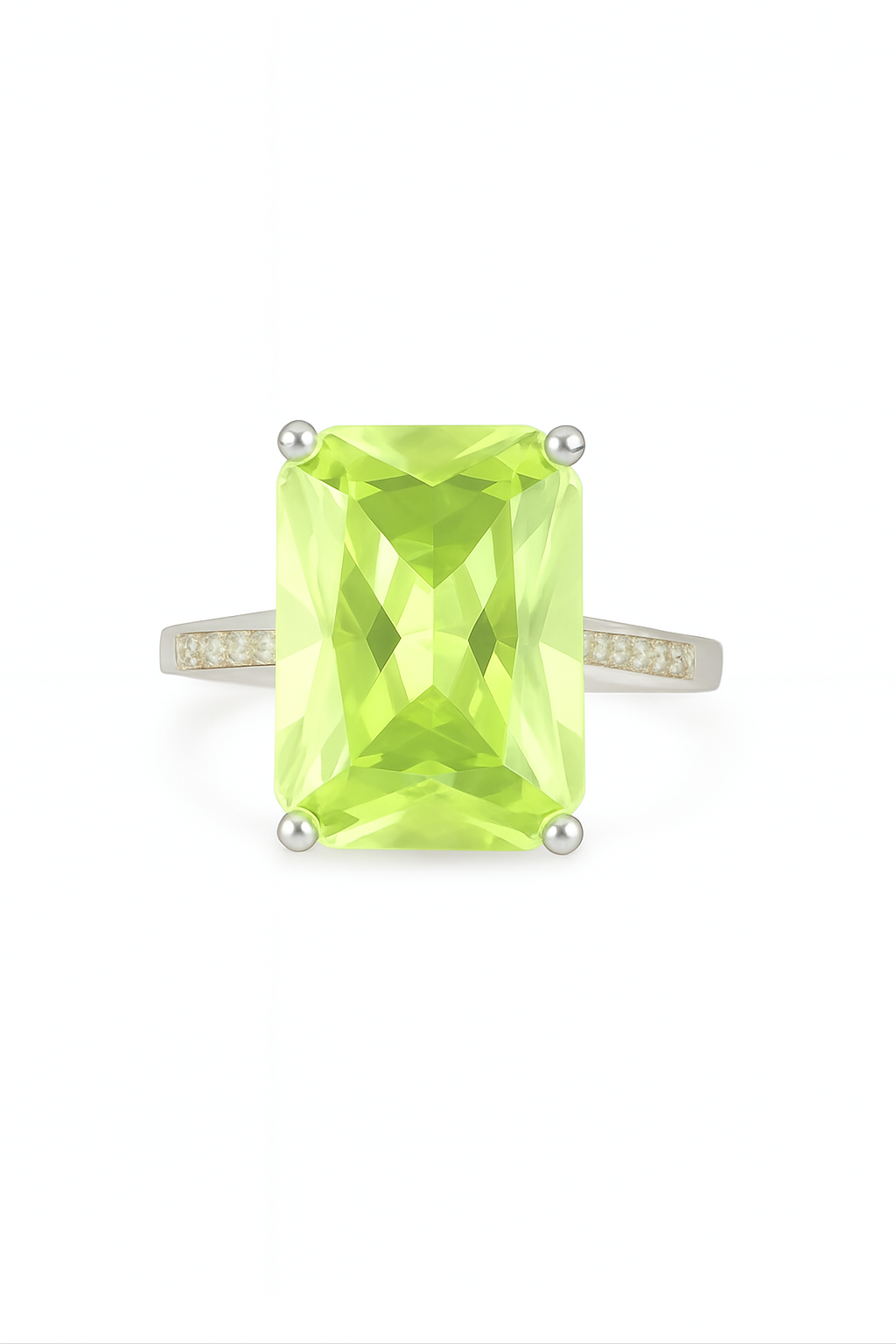 Mint Glow 92.5% Sterling Silver Ring
