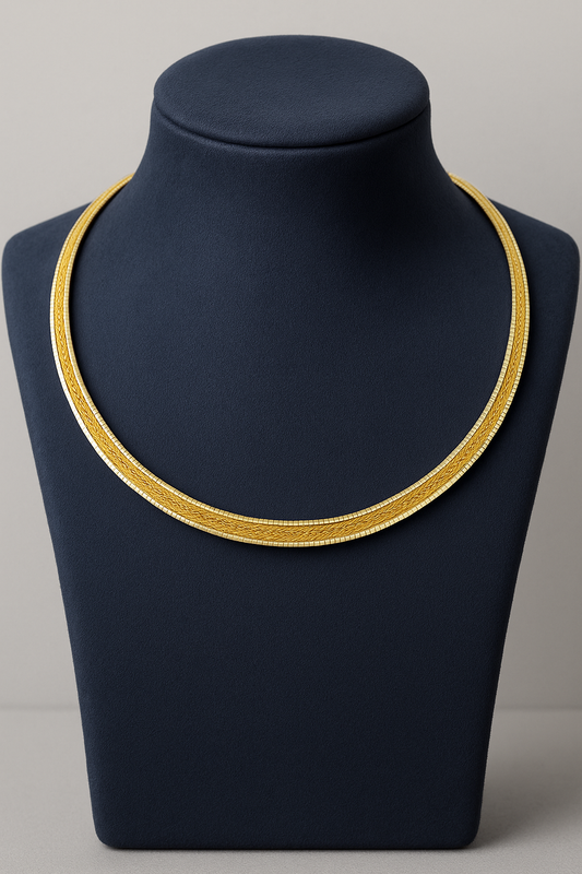 Radiance 92.5% Sterling Silver Collar Necklace