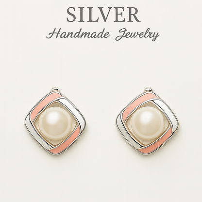 Blush Pearl Harmony 92.5% Sterling Silver Earrings