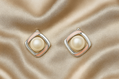 Blush Pearl Harmony 92.5% Sterling Silver Earrings
