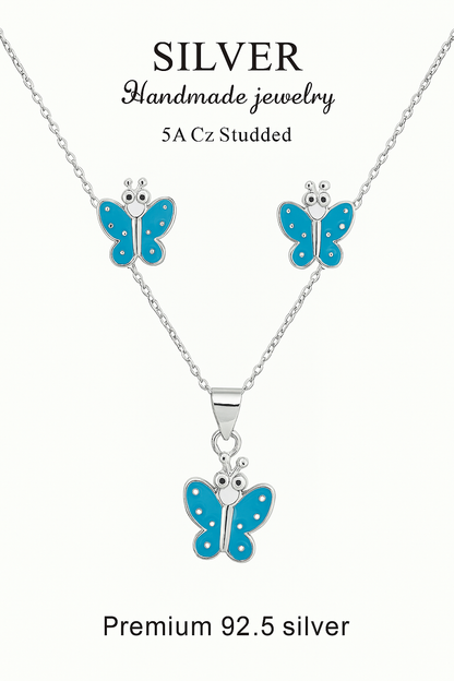 Azure Flutter Butterfly Set