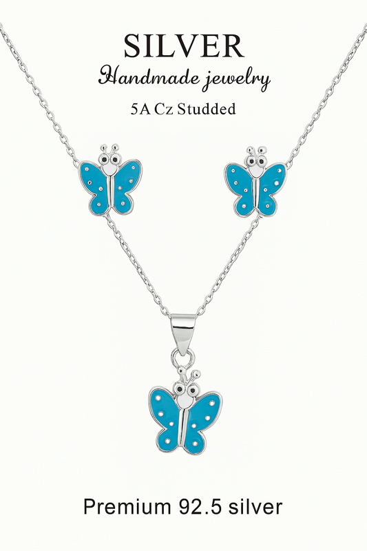 Azure Flutter Butterfly Set