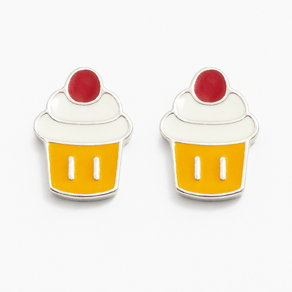 Cherry Cupcake Delight Jewellery 92.5% Silver Set