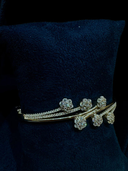 Flower 92.5% silver Bracelet