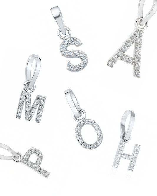 Classic Light Weight Letters  92.5% Sterling Silver